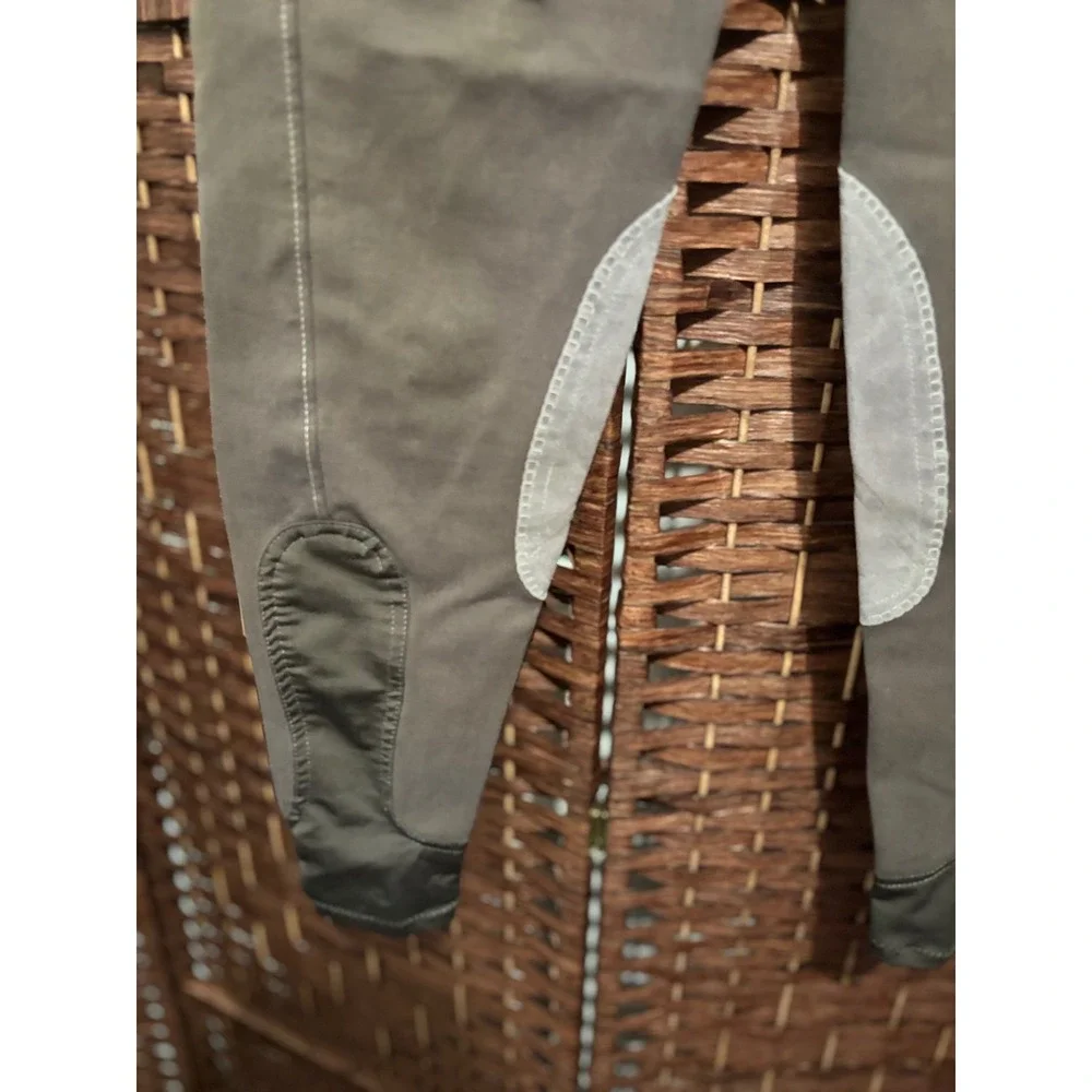 Equestrian Riding Breeches Jodhpurs Horseback Riding Pants Olive Green‎ flaws